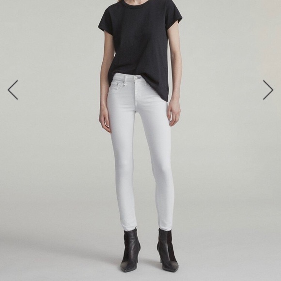 Rag & Bone White Skinny Jean - Picture 1 of 5